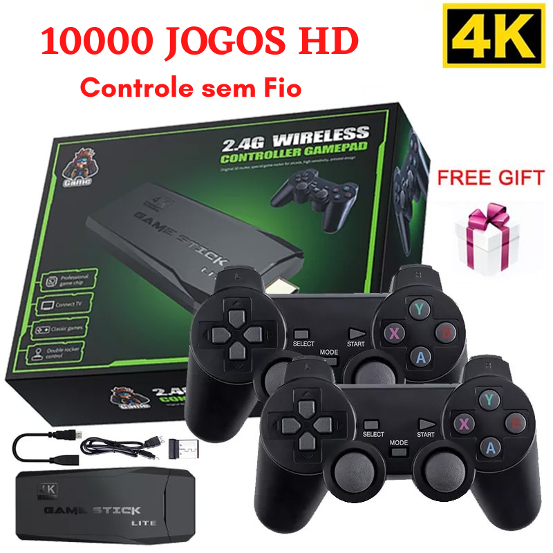 Vídeo Game RetrôPlay® 4K - 10 mil Jogos - Digital Sagaz | Dropshipping Brasil