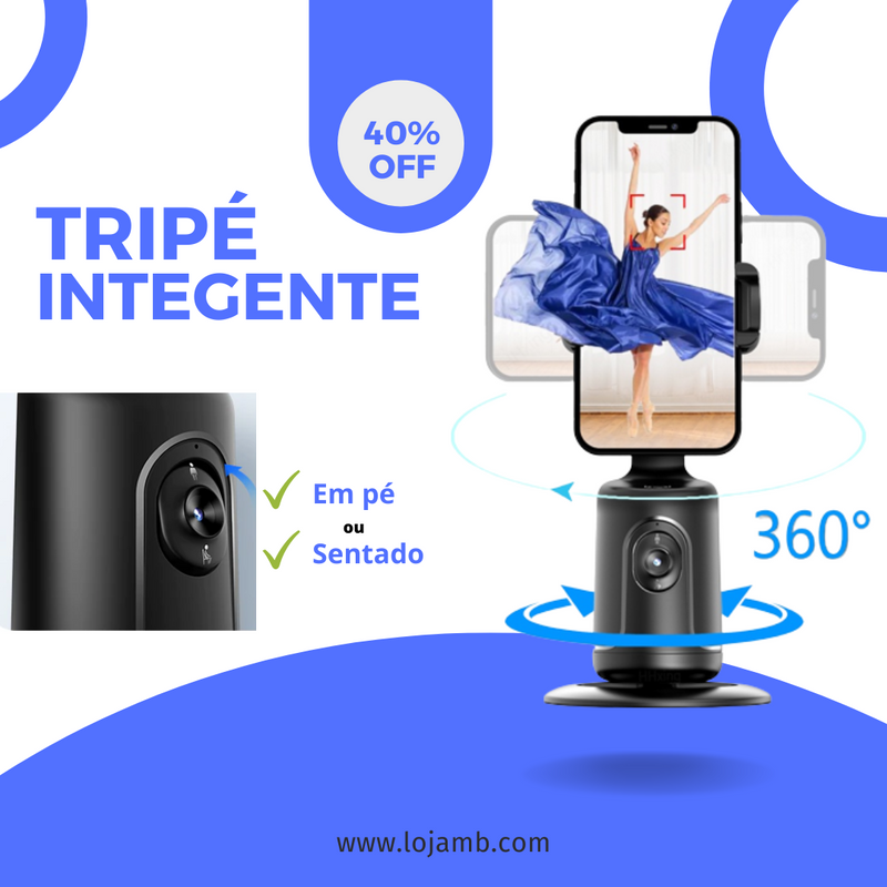 Suporte Inteligente com Rastreamento 360º Graus - Digital Sagaz | Dropshipping Brasil